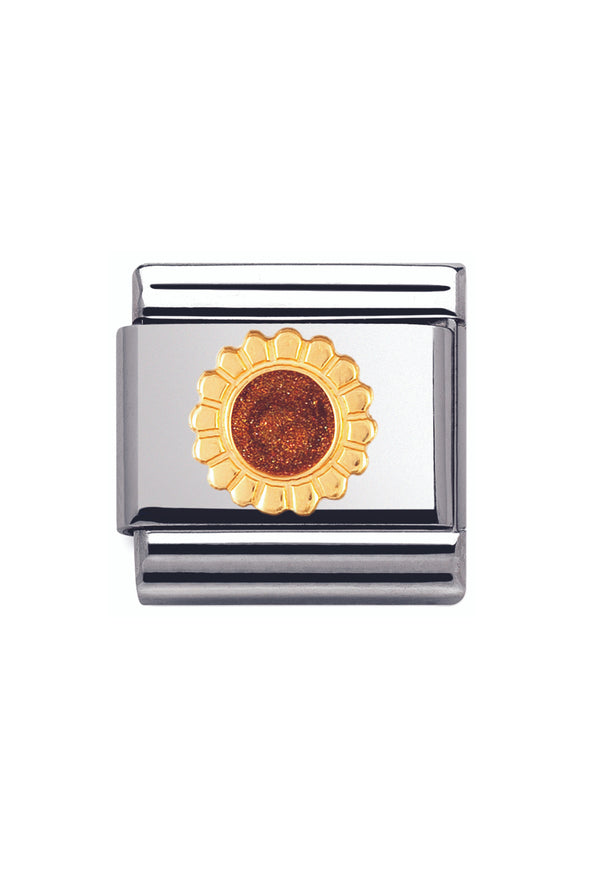Nomination Composable Classic Link Sunflower* in Gold