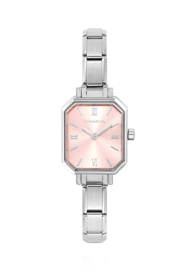 Nomination Ladies Paris Pink Dial Stainless Steel Bracelet Watch