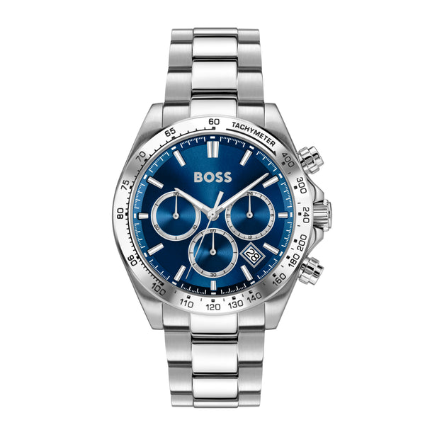 BOSS Men's Hero 2.0 Blue Dial Bracelet Watch