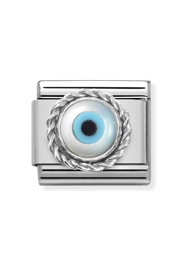 Nomination Composable Classic Link Greek Eye in Silver