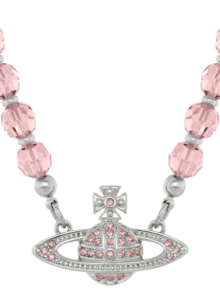 Vivienne Westwood Messaline Pink Choker 6303002F