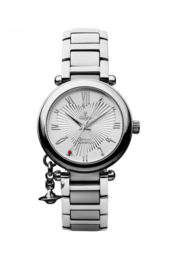Vivienne Westwood Ladies Orb Silver Dial Bracelet Watch Stainless Steel