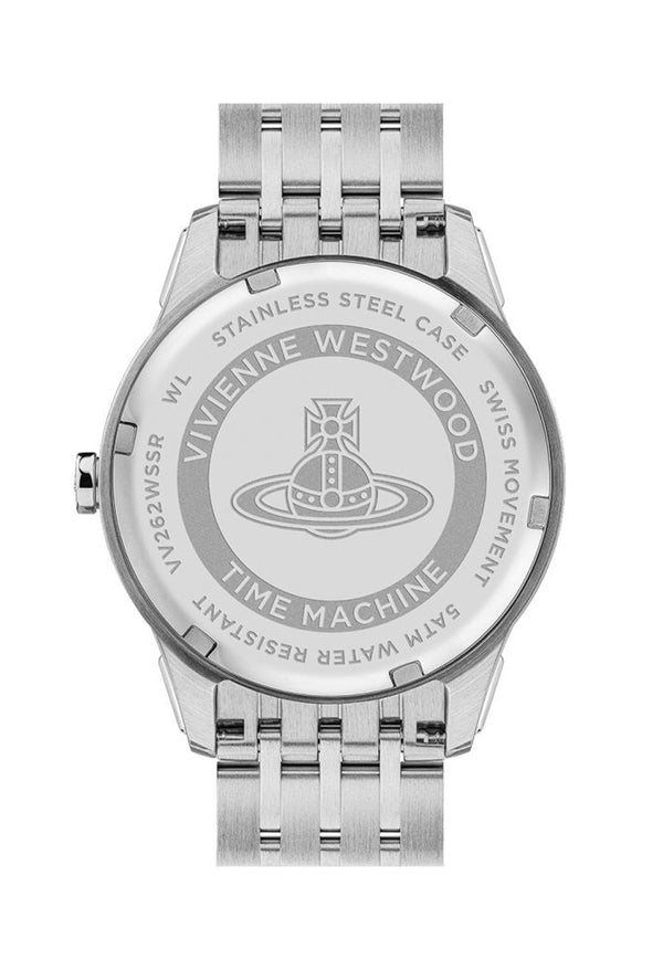 Vivienne Westwood Ladies East End Silver Dial Bracelet Watch Stainless Steel