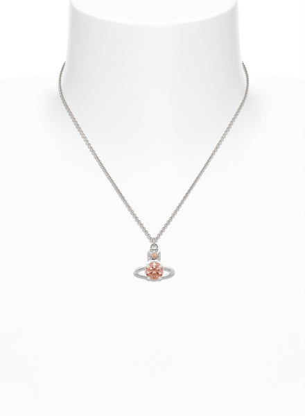 Vivienne Westwood Reina Large Pendant Necklace Blush CZ | OD's