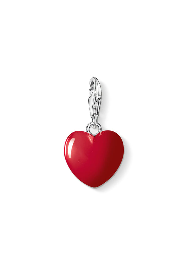 Thomas Sabo Red Heart Charm Silver