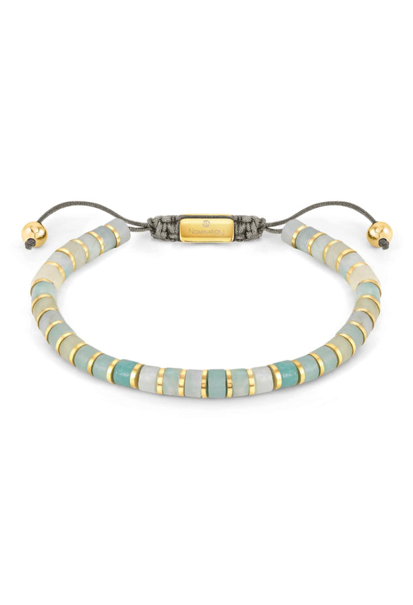 Nomination Instinct Style Amazonite Bracelet Golden PVD