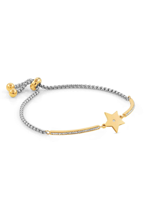Nomination Milleluci Star Bracelet Stainless Steel Golden PVD