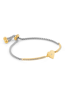 Nomination Milleluci Heart Bracelet Stainless Steel Golden PVD