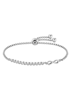 Nomination Milleluci Infinity Cubic Zirconia Bracelet Stainless Steel