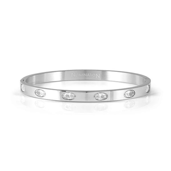 Nomination Pretty Bangles 6 Oval CZ in Stainless Steel