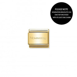 Nomination Gold Tone Single Base Classic Link