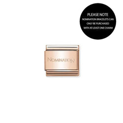 Nomination Rose Gold Tone Single Base Classic Link
