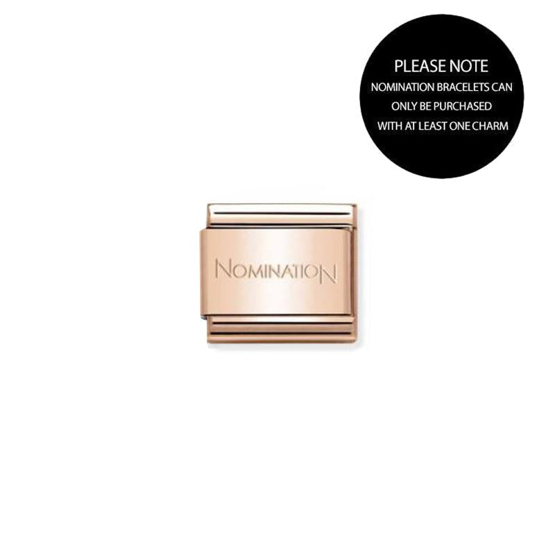 Nomination Rose Gold Tone Single Base Classic Link