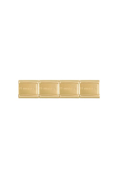 Nomination Matt Gold Tone Single Base Link