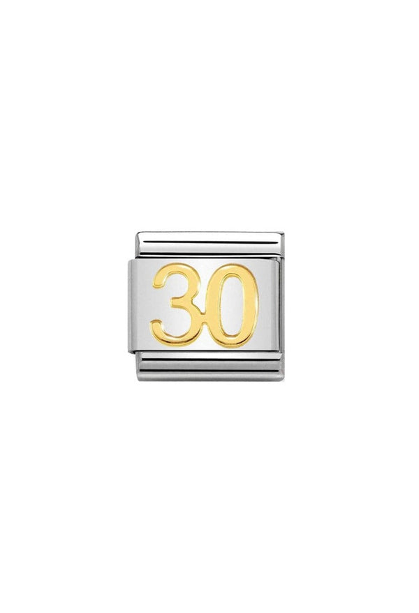 Nomination Composable Classic Link DAILY LIFE 30 in 18k gold