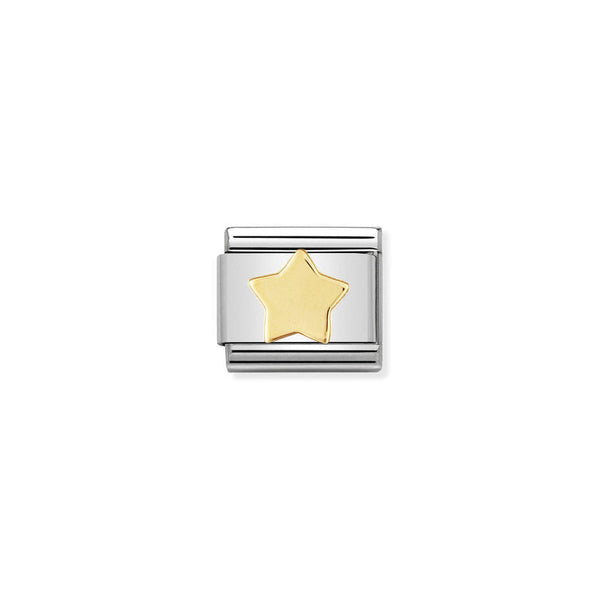 Nomination Composable Classic Link Fun Star in 18k gold