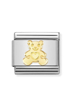 Nomination Composable Classic Link Bear in 18k Gold