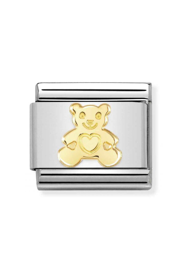 Nomination Composable Classic Link Bear in 18k Gold