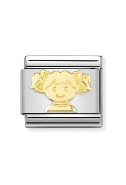 Nomination Composable Classic Link Girl in 18k Gold