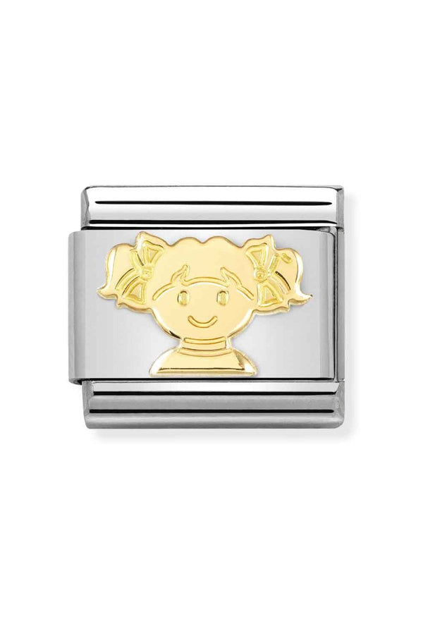 Nomination Composable Classic Link Girl in 18k Gold