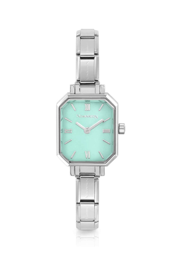 Nomination Ladies Paris Rectangular Green Water Dial Watch