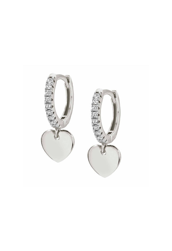 Nomination Chic & Charm Heart Earrings Silver