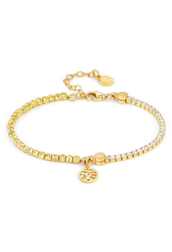 Nomination Chic & Charm Tree Of Life Bracelet Silver Gold Plated