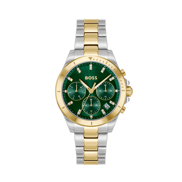 Alley Sports Luxe Green Dial Bracelet Watch 1502827