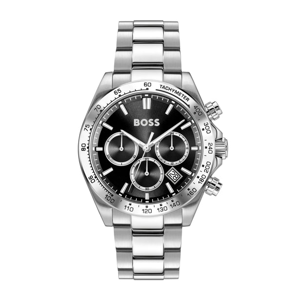 Mens Stainless Steel Hero 2.0, Black Dial, Bracelet Watch 1514267