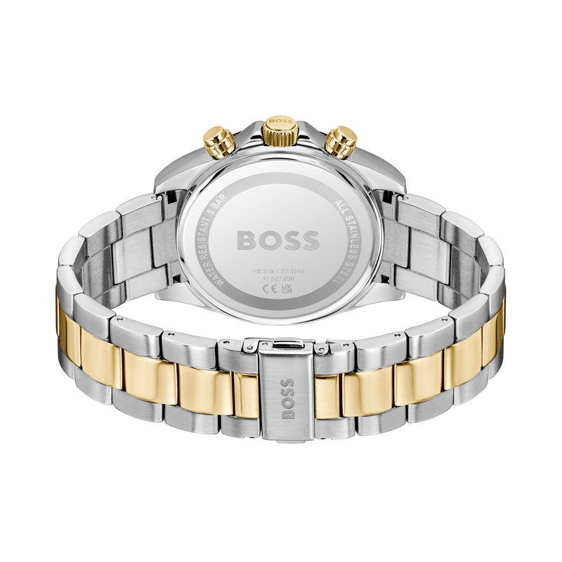 Mens Two-Tone Hero 2.0, Black Dial, Bracelet Watch 1514269