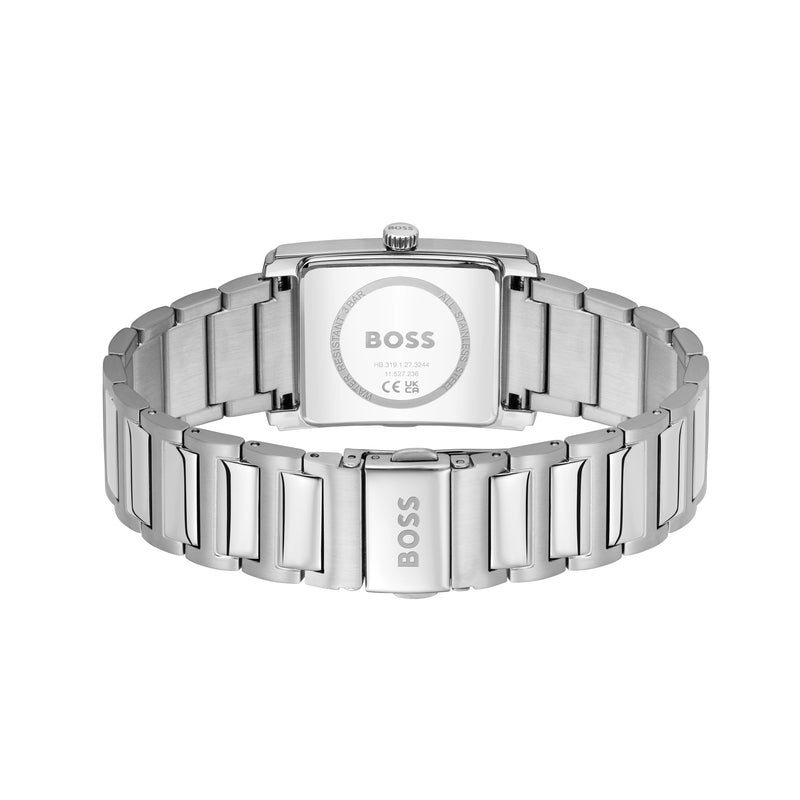 Mens Stainless Steel Principle Dress, Black Dial, Bracelet Watch 1514297