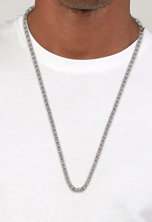 BOSS Mens Chain For Him Necklace Stainless Steel *