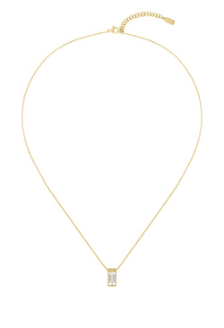 BOSS Clia Crystal Pendant in Yellow Gold Plated *