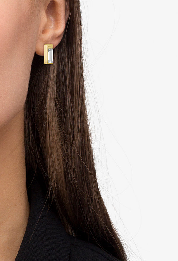 BOSS Clia Crystal Stud Earrings *