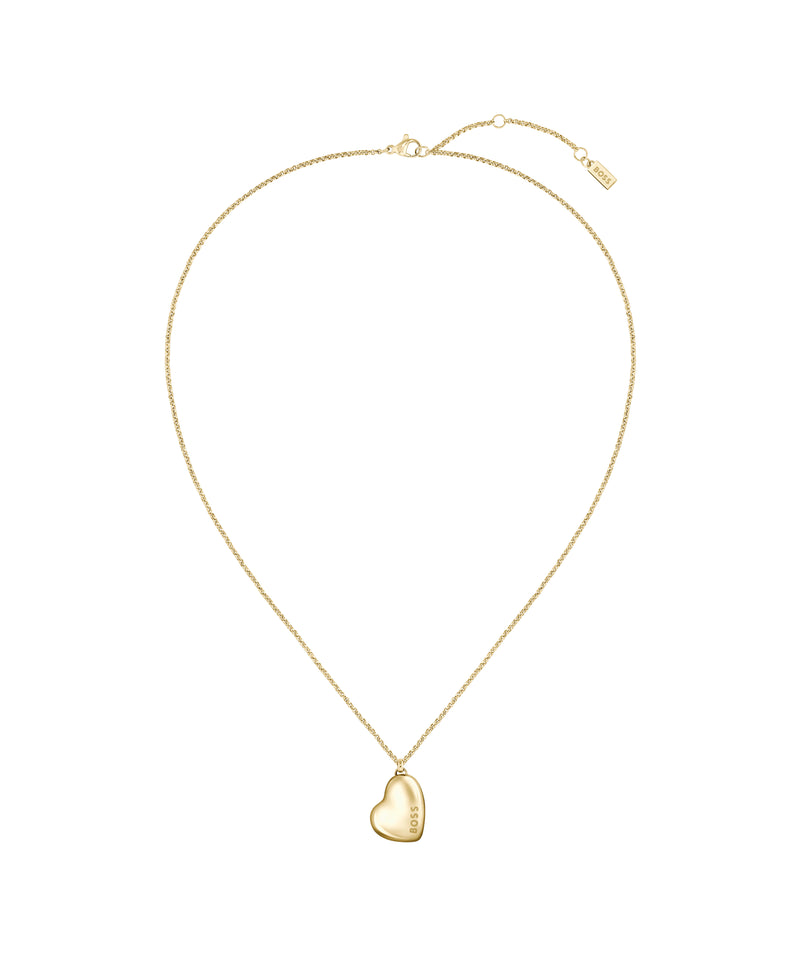 BOSS Honey Heart Pendant in Gold Plated Stainless Steel