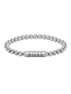 BOSS Mens Sphere Metal Bracelet Stainless Steel