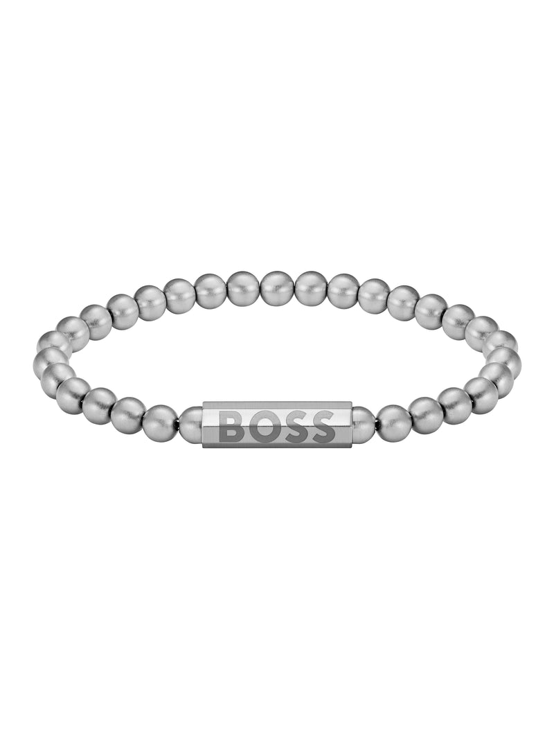 BOSS Mens Sphere Metal Bracelet Stainless Steel