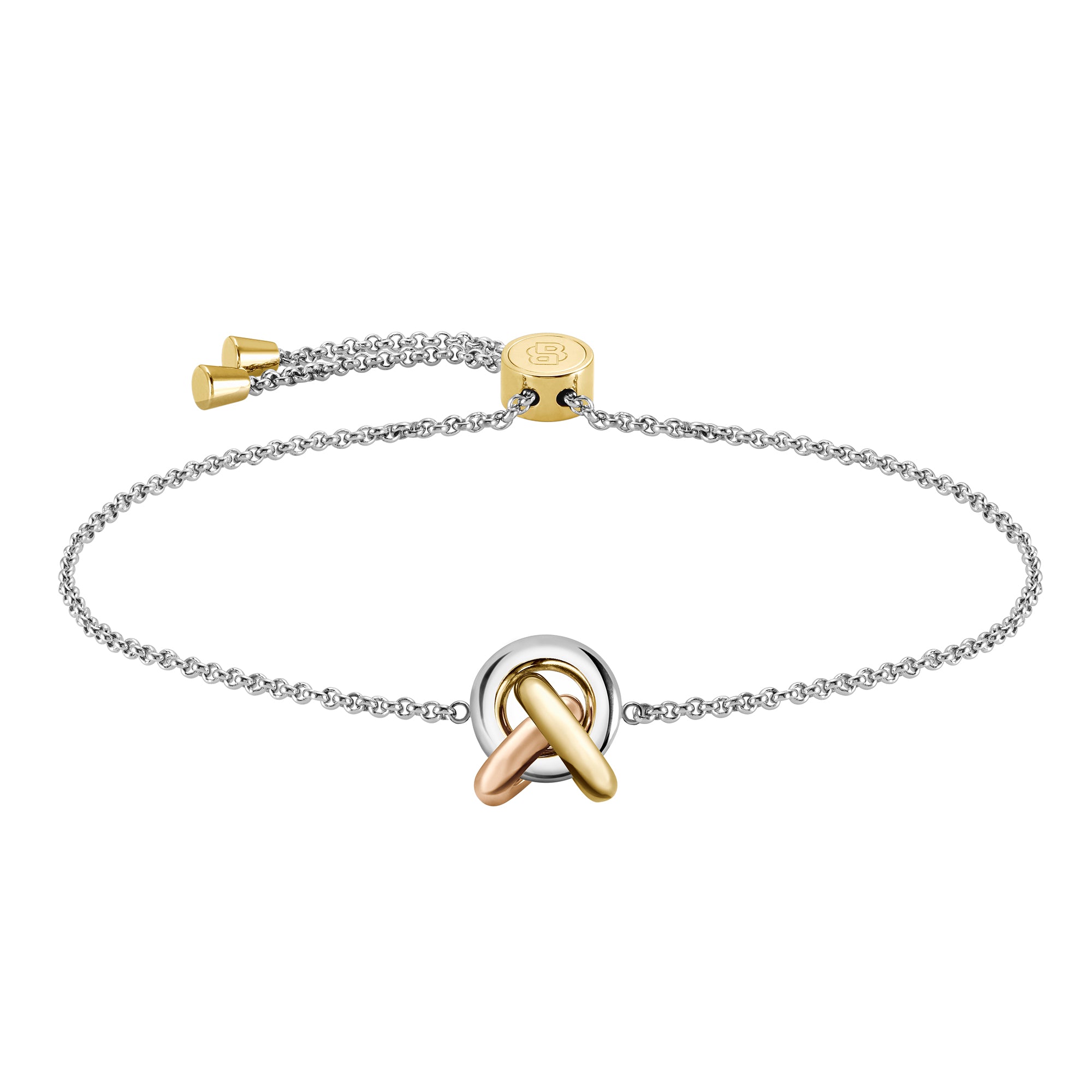 Three Colour Harmonie Interlocking Circle Bracelet 1580772
