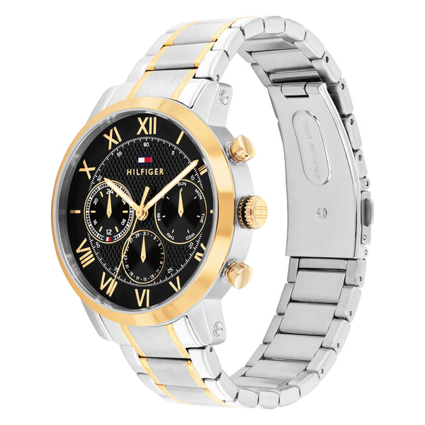 Mens Oxford Black Dial Bracelet Watch 1710729