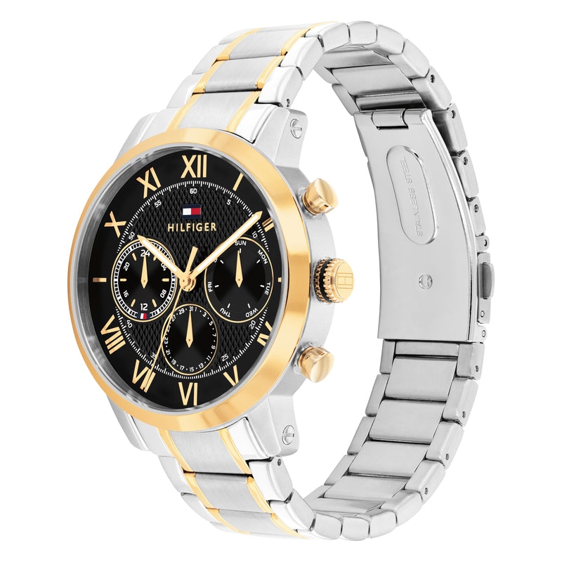 Mens Oxford Black Dial Bracelet Watch 1710729