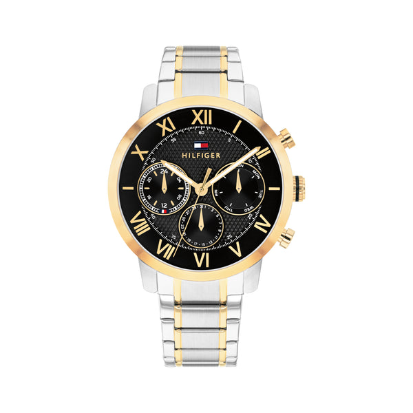 Mens Oxford Black Dial Bracelet Watch 1710729
