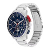 Tommy Hilfiger Men's Bank Blue Dial Bracelet Watch 1792261