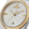 Vivienne Westwood Two-Tone The Hoxton Silver Dial Bracelet Watch VV332SLSG