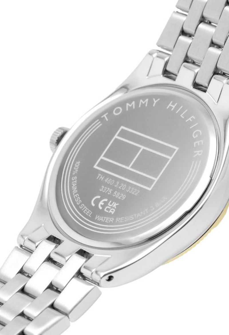 Tommy Hilfiger Ladies Rachel Black Dial Bracelet Watch Stainless Steel GP