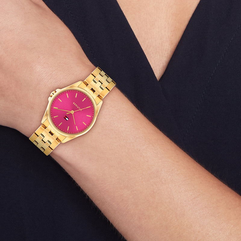 Ladies Jade, Pink Dial Bracelet Watch 1782854