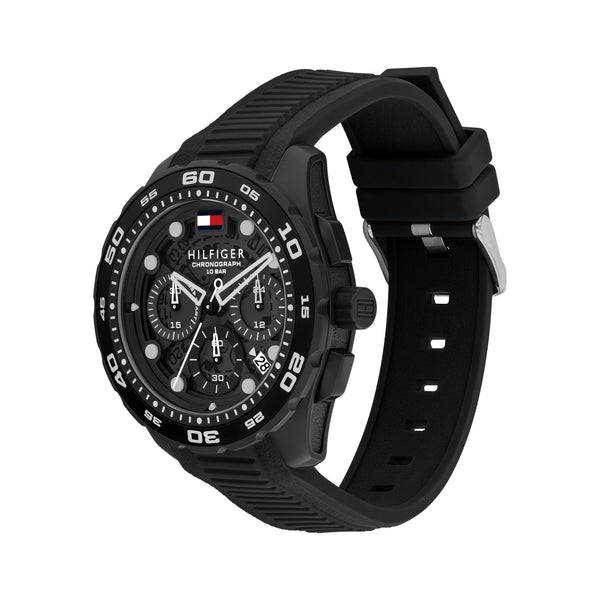 Mens Regatta Black Chronograph Dial Strap Watch 1792233