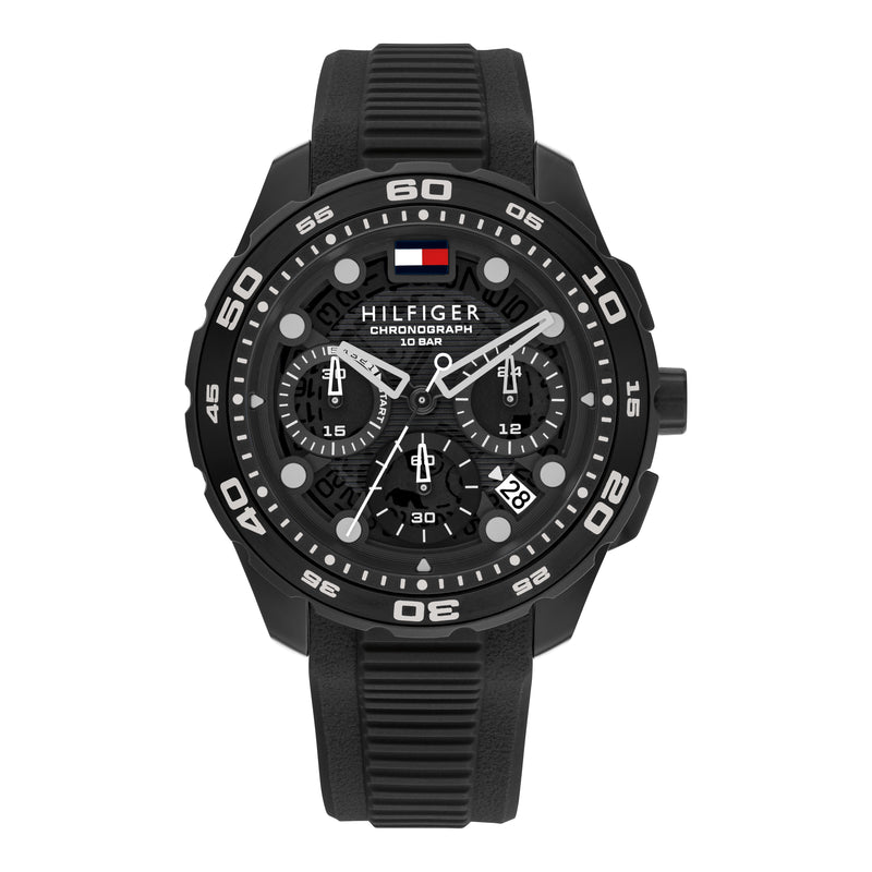 Mens Regatta Black Chronograph Dial Strap Watch 1792233