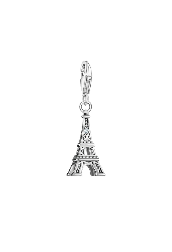 Thomas Sabo Eiffel Tower with Cubic Zirconia Charm in Silver