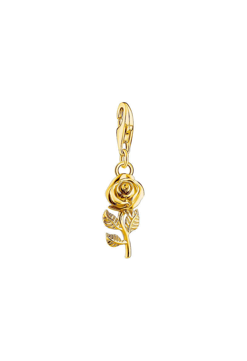 Thomas Sabo Rose Charm Silver Gold Plated