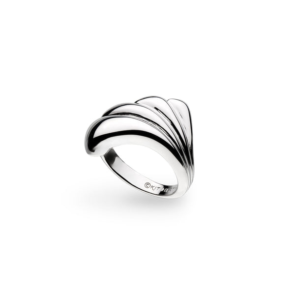 The Kit Heath Océane Shell Echo Grande Ring, a silver sterling ring from Kit Heath, at OD’s Jewellers in St Helens.